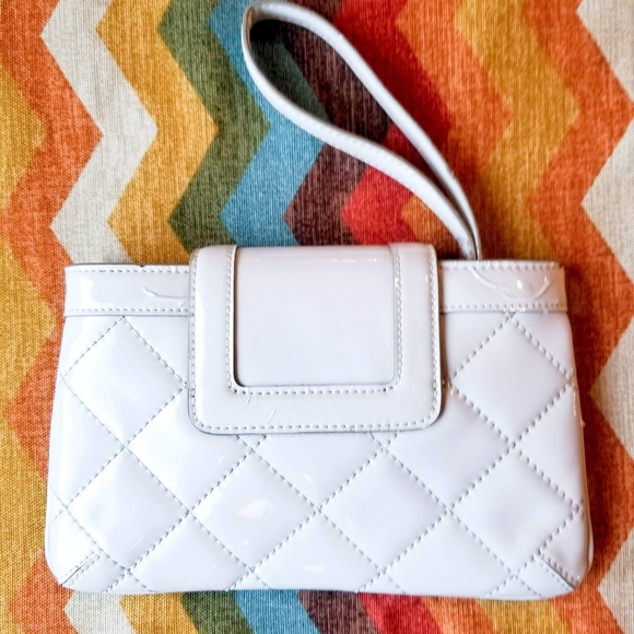 Kate Spade vintage white leather clutch - Picture 3 of 3